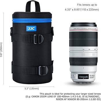 Canon EF100-400mm F4.5-5.6L IS USM ケース付き Amazon | JJC 交換レンズポーチ レンズケース レンズバッグ Canon EF